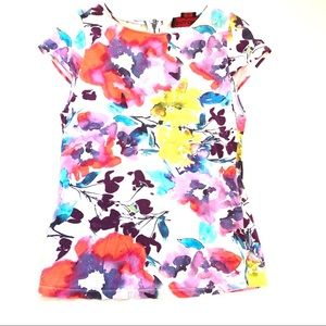 Alice + Olivia Air floral tee